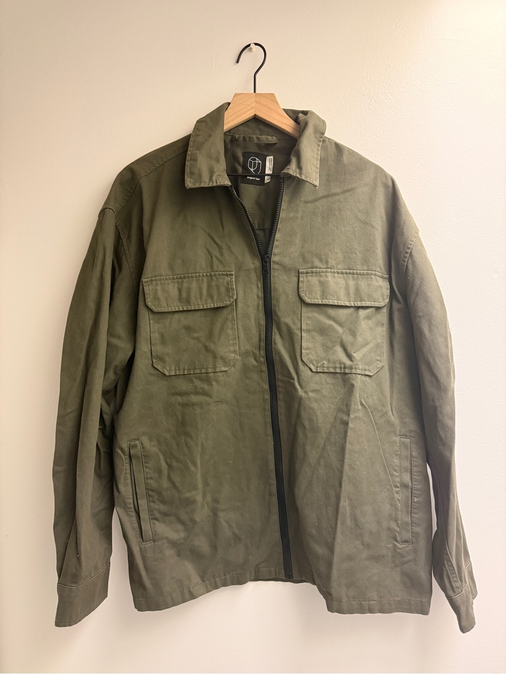 Men's Olive Utility Zip-Front Jacket - Sam Dean Winchester cosplay